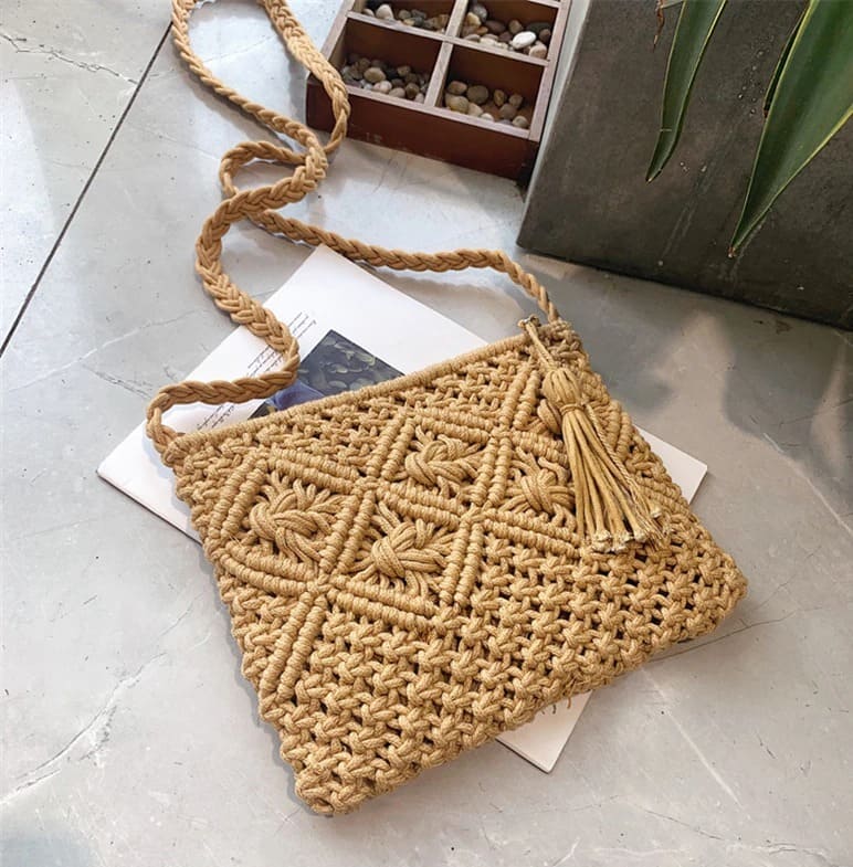 Sac Macramé Sac à main en Macramé Chic & Tendance