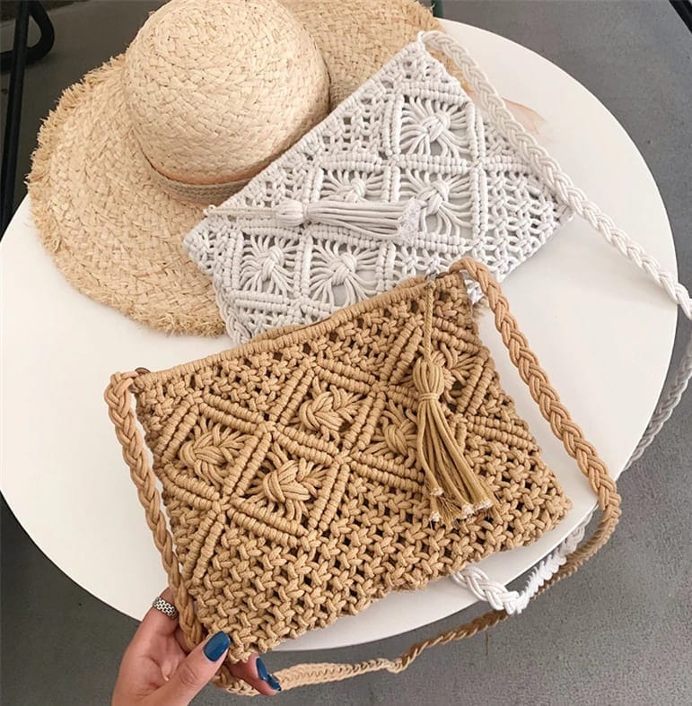 Sac Macramé Sac à main en Macramé Chic & Tendance