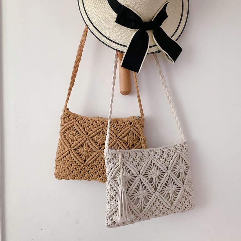 Sac Macramé Sac à main en Macramé Chic & Tendance