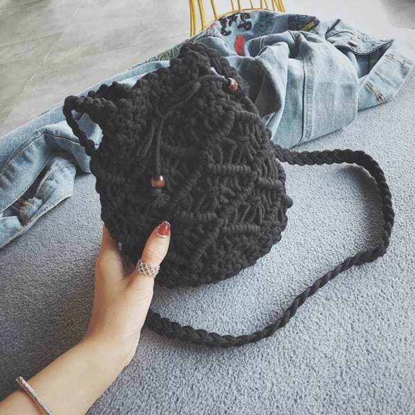 Sac Macramé Sac Bourse Macramé Éléganza