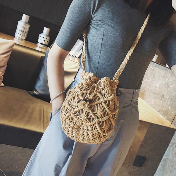 Sac Macramé Sac Bourse Macramé Éléganza