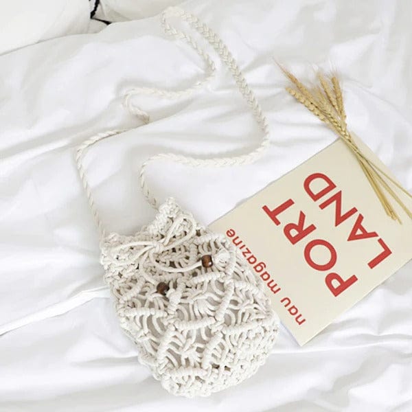Sac Macramé Sac Bourse Macramé Éléganza