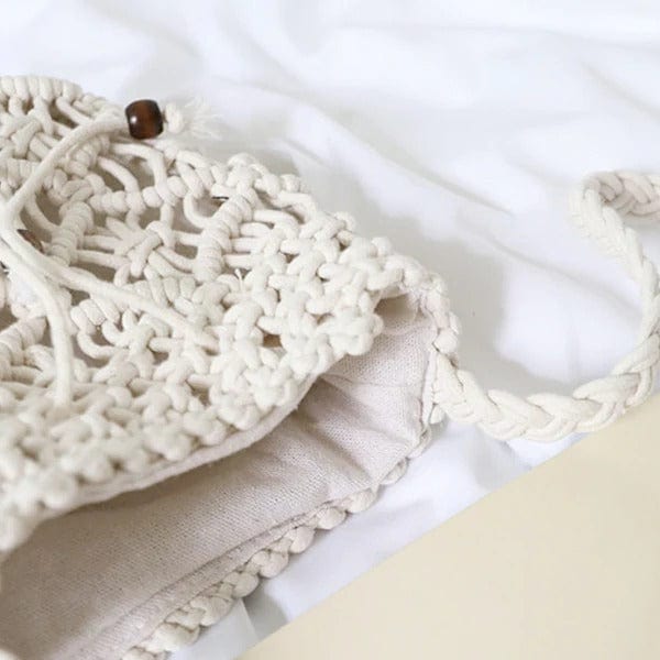 Sac Macramé Sac Bourse Macramé Éléganza