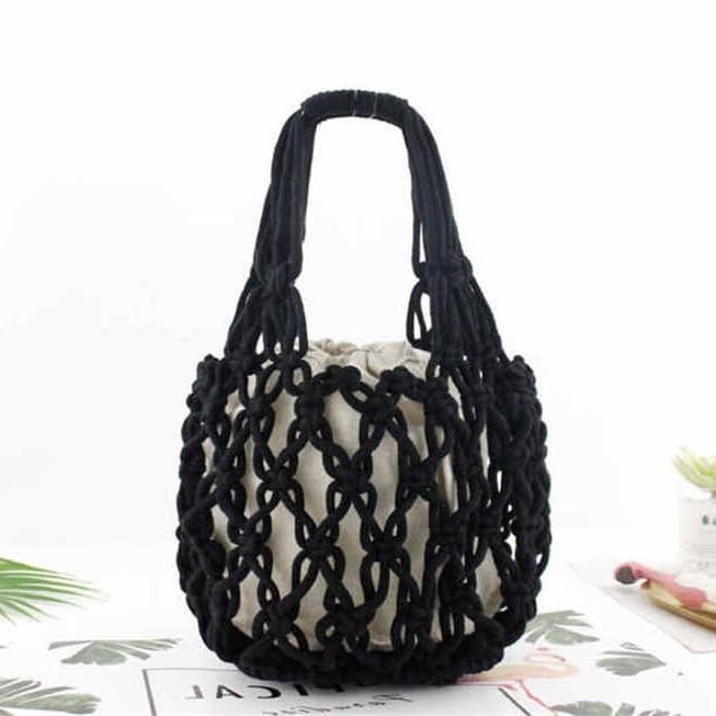 Sac Macramé Sac en Macramé Corde Chic