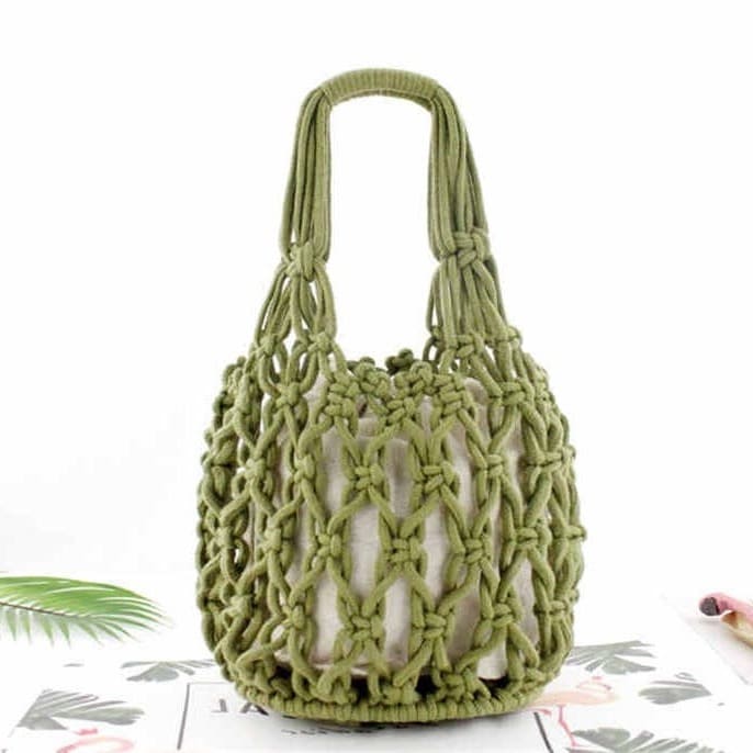 Sac Macramé Sac en Macramé Corde Chic