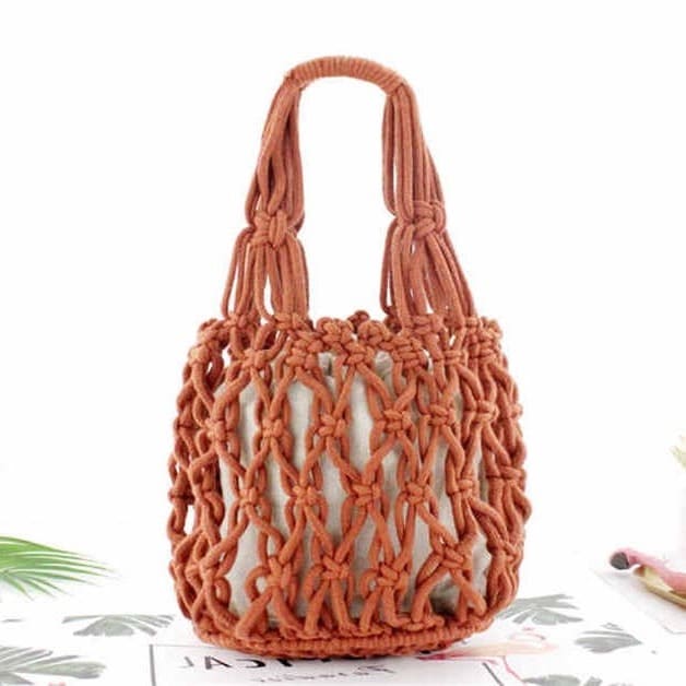 Sac Macramé Sac en Macramé Corde Chic