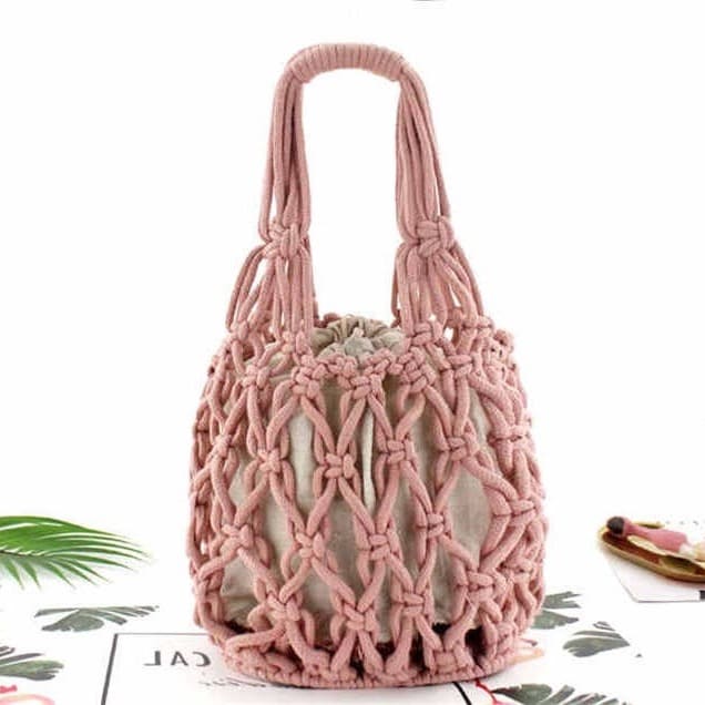 Sac Macramé Sac en Macramé Corde Chic