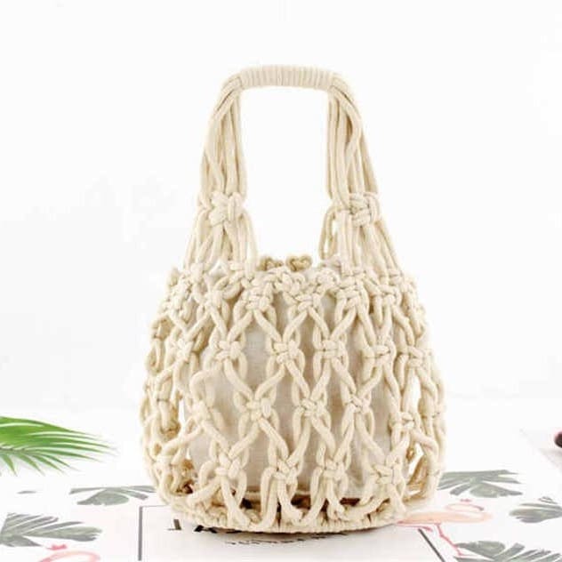 Sac Macramé Sac en Macramé Corde Chic