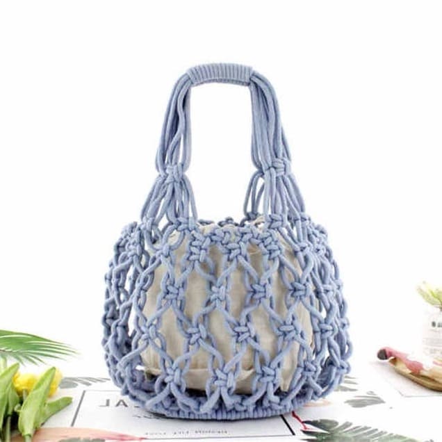 Sac Macramé Sac en Macramé Corde Chic