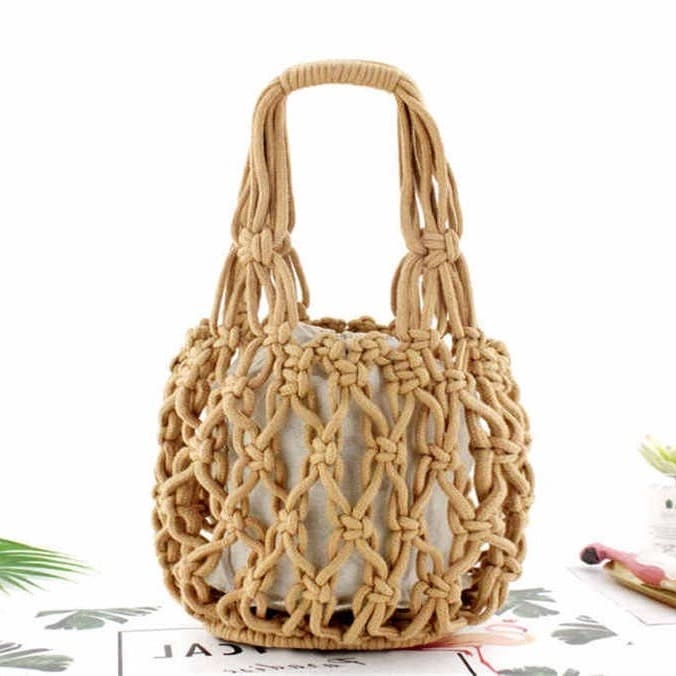 Sac Macramé Sac en Macramé Corde Chic