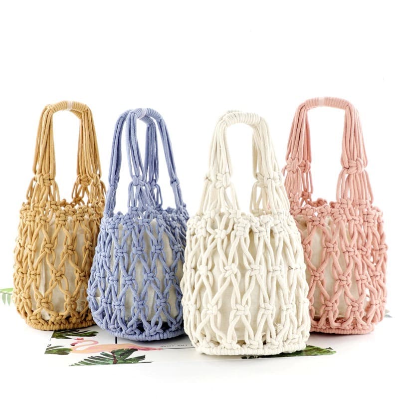 Sac Macramé Sac en Macramé Corde Chic
