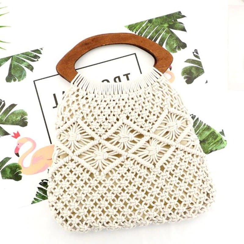 Sac Macramé Sac en Macramé crocheté avec style