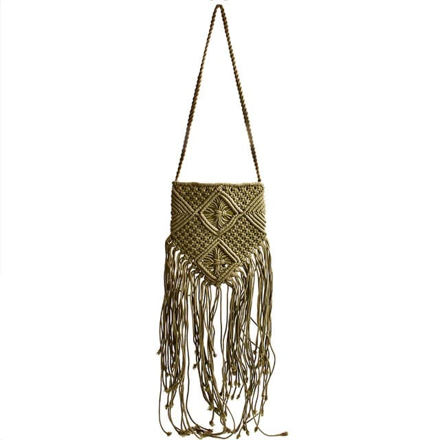 Sac Macramé Sac Macramé à franges tendance