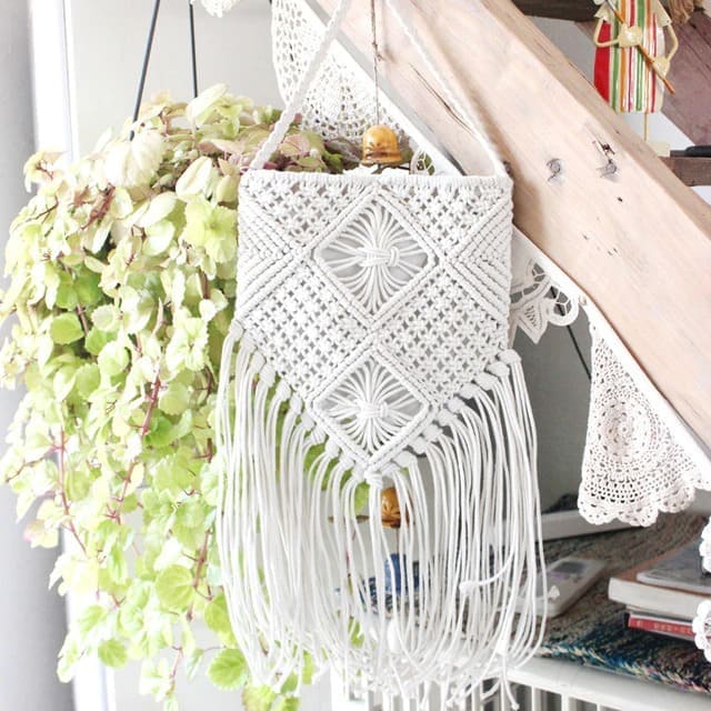 Sac Macramé Sac Macramé à franges tendance