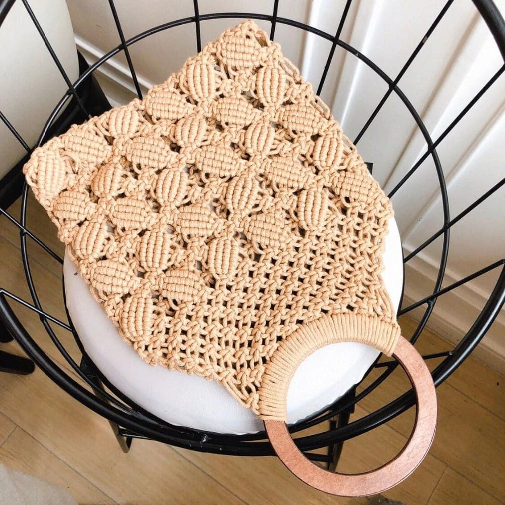 Sac Macramé Tote Bag Macramé Chic