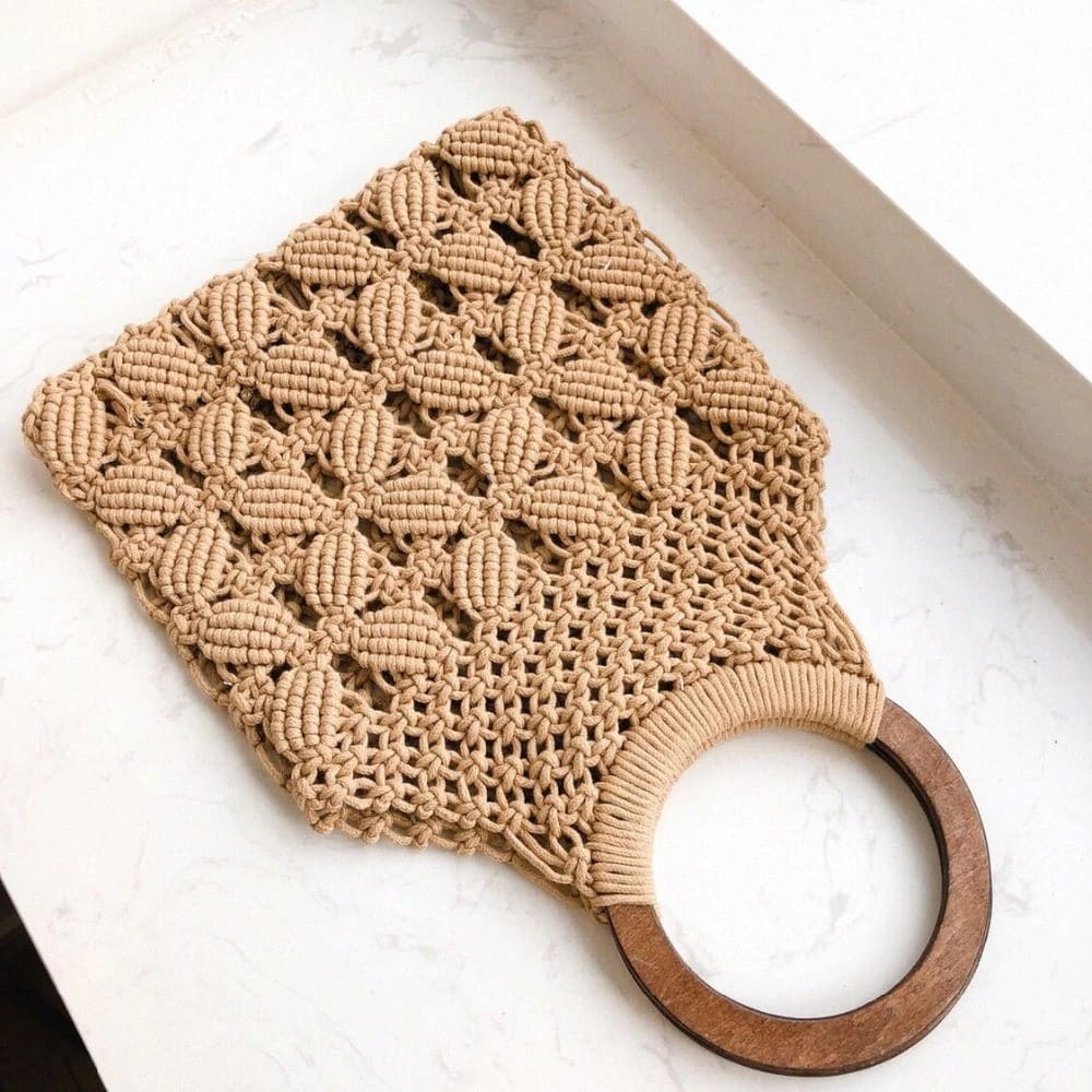 Sac Macramé Tote Bag Macramé Chic