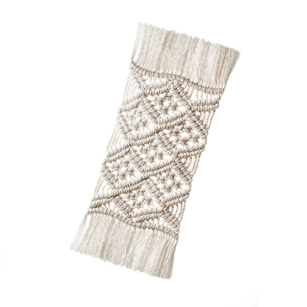 Set de Table Macramé Set de table rectangulaire en Macramé Chic & Tendance