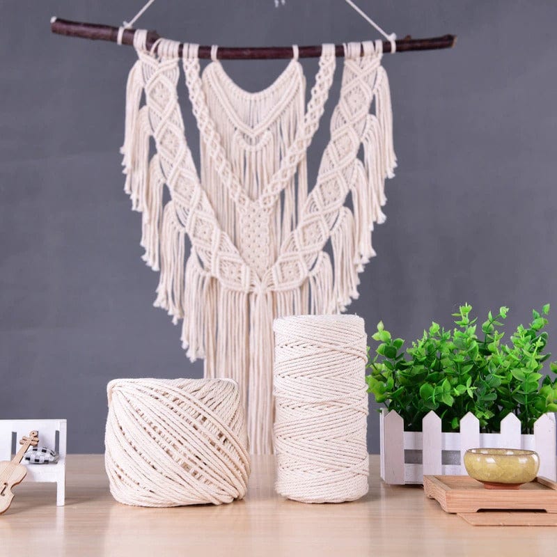 Support en Bois Macramé Bois Élégant pour Macramé
