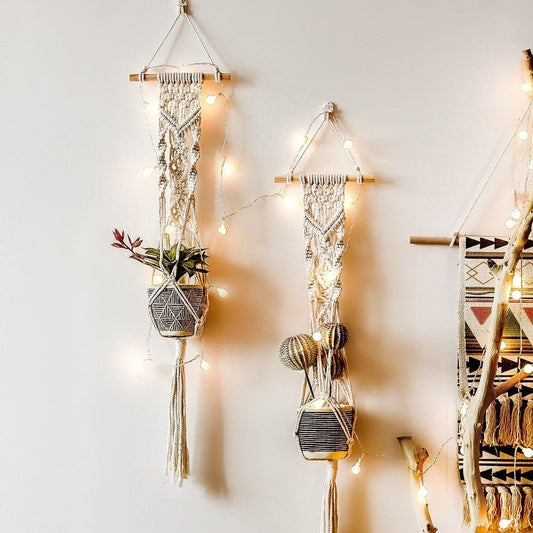 Suspension Macramé Porte-plante MacraDesign