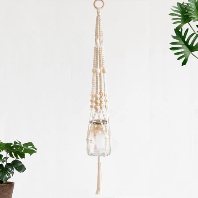 Suspension Macramé Pot suspendu MacraZen