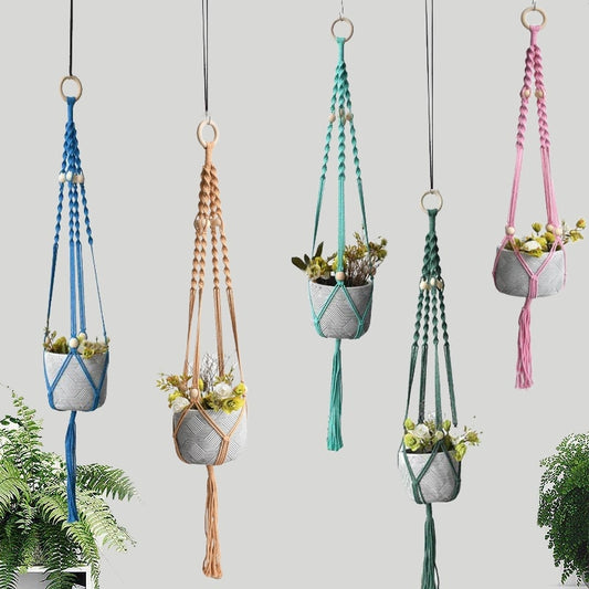 Suspension Macramé Suspension en Macramé pour plantes élégantes