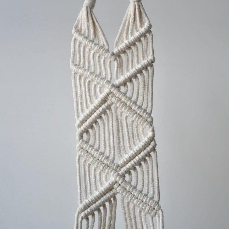 Suspension Macramé Suspension Fleur Macramé Éclatante