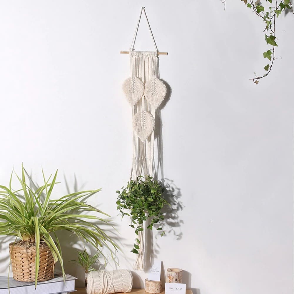 Suspension Macramé Suspension Macramé Bohème pour Plantes