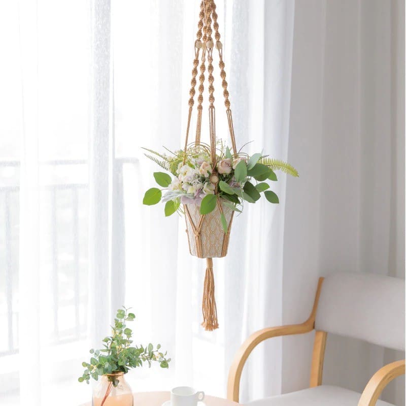 Suspension Macramé Suspension Macramé Chic Vintage