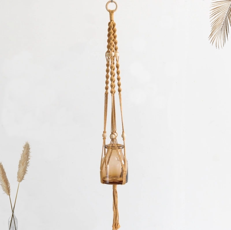 Suspension Macramé Suspension Macramé Chic Vintage