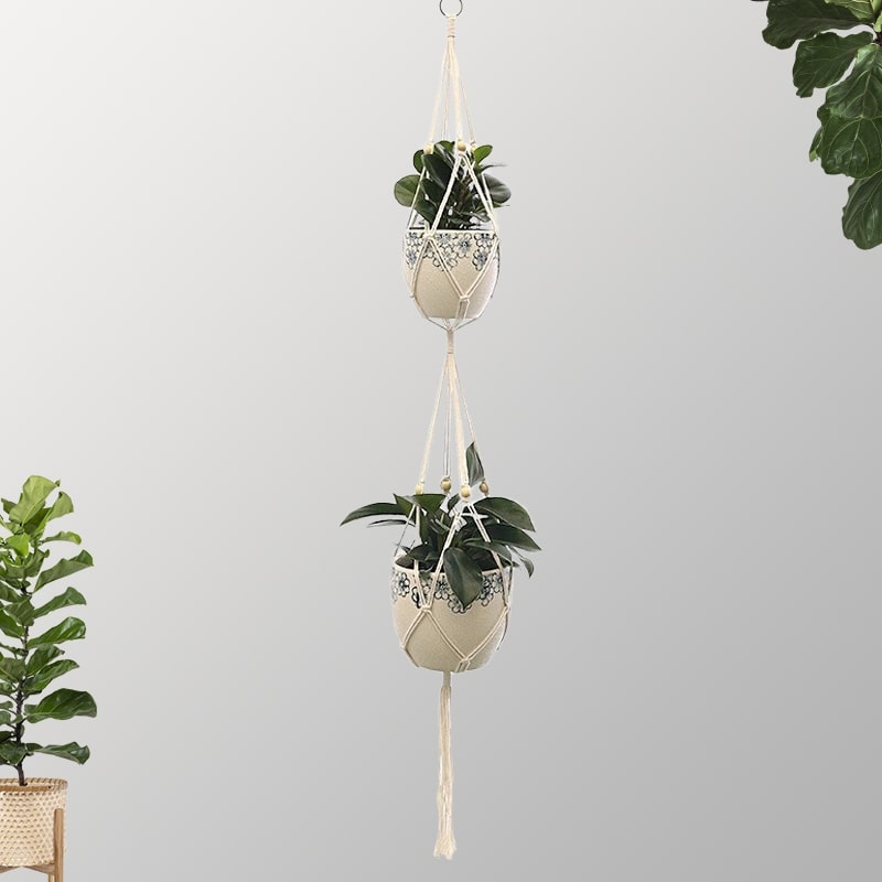Suspension Macramé Suspension Macramé Duo Chic