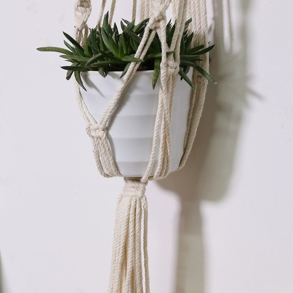 Suspension Macramé Suspension Macramé Élégance