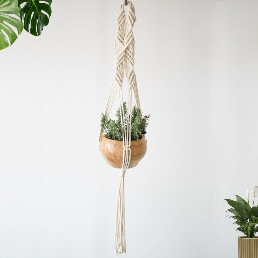 Suspension Macramé Suspensions en Macramé Élégantes