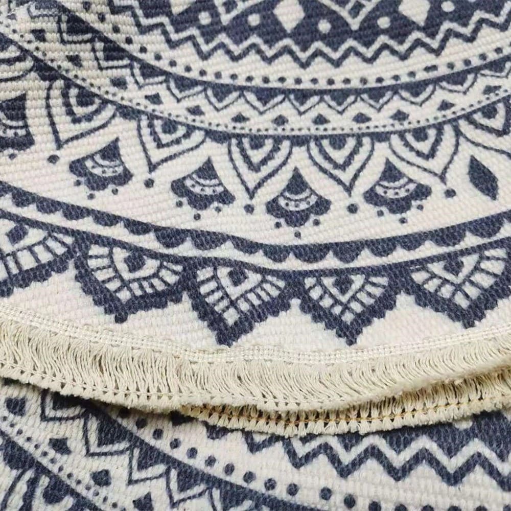 Tapis Macramé Tapis Macramé Rond Élégance